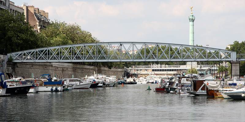 bateaux port de l'arsenal bastille