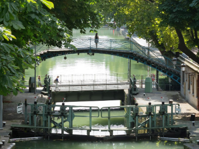 Canal Saint-Martin Passerelle Artletty