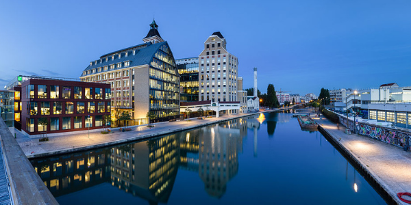 Canal de l'Ourcq à Pantin