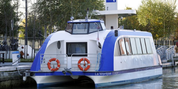 bateau électrique canal de l'Ourcq